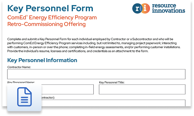 Key Personnel Form